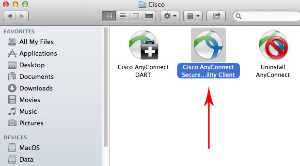 آموزش اتصال به Cisco برای مک